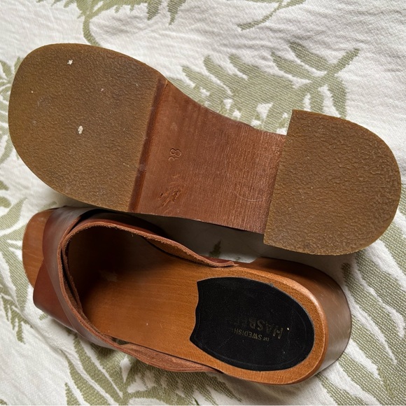 Swedish Hasbeens Annette High Clogs - Picture 7 of 9